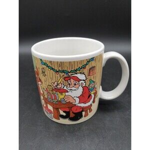 Rudolph The Red Nosed Reindeer APPLAUSE Coffee Cocoa Mug Cup Santa's Workshop